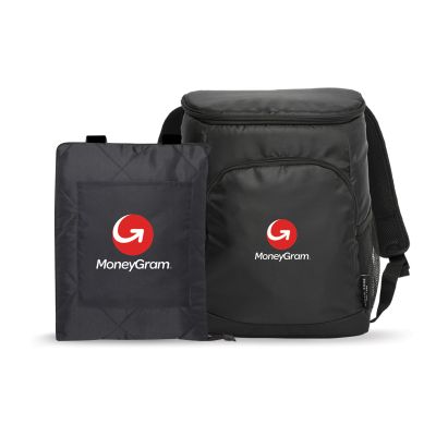 Cooler Backpack W/ Stadium Blanket